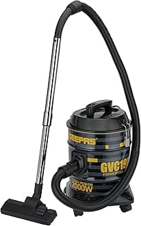 Geepas 2000W 2-in-1 Blow and Dry Vacuum Cleaner GVC19045 | Powerful Copper Motor | 18L Capacity | Stainless Steel Drum Tank | Dust Full Indicator | 2-Year Warranty