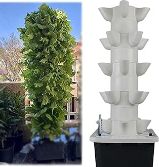 Hydroponics Growing System Kit Tower,Best Large Herb Garden Lettuce Tomato Vegetable Herb Outdoor Indoor Hydroponics Growing System