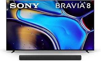55 Inch OLED 4K Ultra HD TV BRAVIA 8 Smart Google TV with Dolby Vision HDR and Exclusive Features for PlayStation®5 (K-55XR80), 2024 Model BRAVIA Theater Bar 8 Sound Bar