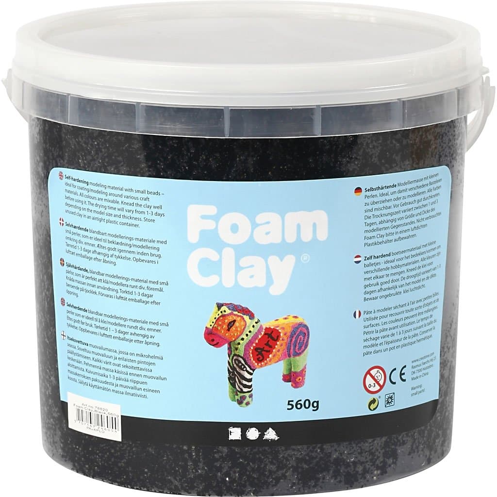 Foam Clay®, black, 560g