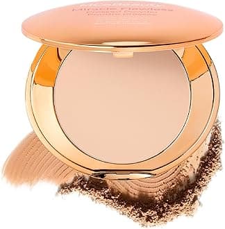 MCoBeauty Miracle Flawless Pressed Powder, Fair Shade, Oil-Control, Soft-Focu...