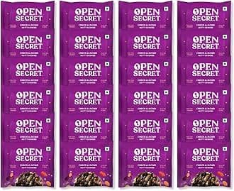 Open Secret Cookies | Healthy Snacks, Hamper, Biscuits, Gift Packs, Healthy High Protein, No Added Maida, (24 X 1 = 24)