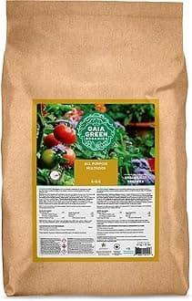 All Purpose Organic Fertilizer 4-4-4, 10kg OMRI Listed Balanced Plant Food for Vegetables, Flowers, Lawns, and Greenhouses, Slow Release Multi-Ingredient Blend