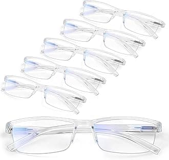 Executive Style Reading Glasses Men - Durable Readers with Blue Light Filtering - Comfortable Fit with TR90 Frames