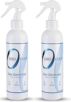 Zero Odor - Multi-Purpose Strong Odor Eliminator for Home, Office, Car, Bathroom, Hotel, Room Deodorizer, and Odor Neutralizer, 8oz Two Pack