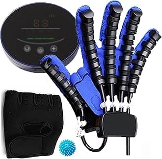 Exercise for Fingers Rechargeable Electric Hand Function Equipment, Stroke Hemiplegia Fingers Recovery Massage Therapy, Dystonia Hemiplegia Finger Training