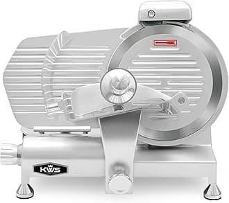 MS-10ES Commercial 320w Electric Meat Slicer w/ Teflon Blade