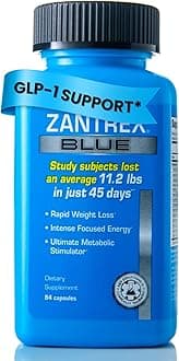 - Zantrex Blue Energy & Thermogenesis Boost Energy | Weight Loss Supplement for Appetite Control, Increased Calorie Burn and Supports GLP-1 Levels | 84 Capsules