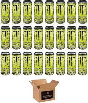 Monster Energy Drink Flavours | Juiced, Zero Sugar, Ultra, Monarch, Fiesta Mango, Strawberry Dreams, VR46, Punch | High Caffeine Sports Energy Drink (Lando Norris - 500ml x 24Pack)