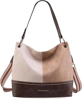 Montana West Hobo Bag for Ladies Shoulder Handbags with Back Pocket | Purses, with Zipper, Purses, with Zipper