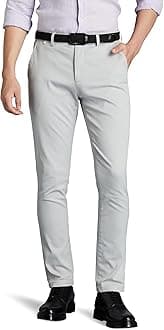 Symbol Premium Men's Slim Fit Flexi Waist Casual Pants | Stretchable Chinos | Stylish Office Fashion Trousers