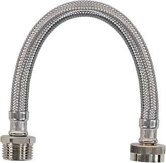 CERTIFIED APPLIANCE WI12SSFM Braided Stainless Steel Water-Inlet Hose
