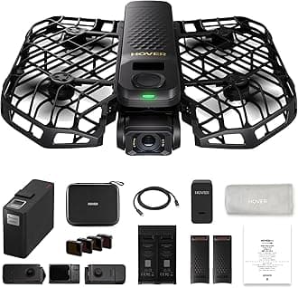 X1 PROMAX 8K Action Flying Camera, Foldable Drone with Camera with 26Mph Follow Speed, 15+ Fully Automatic Flight Modes, Fly Anywhere with OmniTerrain, SmoothCapture 2.0(Skiing Combo)