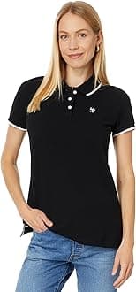 U.S. Polo Assn. Women's Classic Stretch Pique Polo Shirt Classic Stretch Pique Polo Shirt