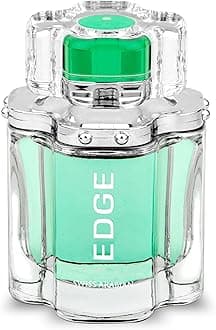 EDGE Men, Eau de Parfum 100mL | Clean, Citrusy and Shower Fresh | Lemon, Lavender, Mint, Cinnamon, Cardamom, Cedarwood, Patchouli, Sandalwood | by Oud Perfume Artisan Swiss Arabian | Cologne Spray