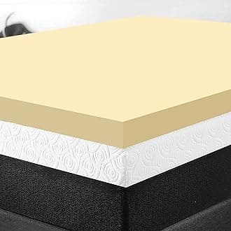 Orthopaedic Memory Foam Mattress Topper - Standard UK Sizes 1" 2" 3" 4", Various Thicknesses/Depths Available, Soft & Comfortable, Memory Foam Durable (3" Small Double, 190 x 122 x 7.50cm)