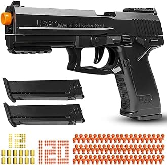 Toy Gun with Automatic Reloading Rebound Shell Ejecting and Soft Foam Blaster, Ideal for Shooting Games, Education Model Toys, Gift for Kids Boys Girls