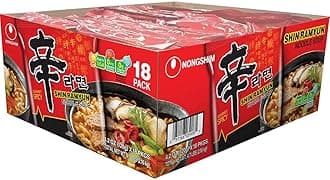 Shin Ramyun Noodle Soup, 4.20 Ounce (Pack of 18)