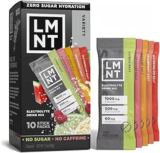 LMNTs Zero-Sugar Electrolytes Sports Drink - Variety Pack - 2.1oz/10ct