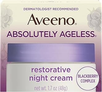 Absolutely Ageless Restorative Night Cream Face & Neck Moisturizer with Antioxidant-Rich Blackberry Complex, Vitamin C & E, Hypoallergenic, Non-Greasy & Non-Comedogenic, 1.7 fl. oz
