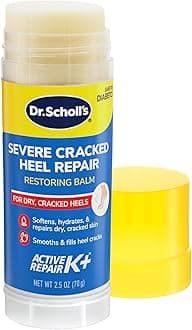 Cracked Heel Repair Balm 2.5oz, with 25% Urea for Dry Cracked Feet, Heals and Moisturizes for Healthy Feet