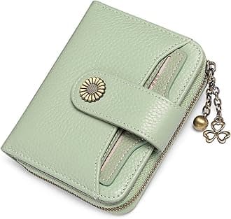 Purses for Women Genuine Leather Small Bifold Compact Womens Wallet with RFID Protection