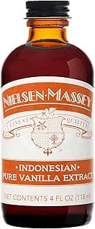 Indonesian Pure Vanilla Extract for Baking and Cooking, 4 Ounce Bottle