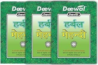 Deewal Herbal Mehndi | Natural Henna Powder for Black Hair Color and Hair Growth | For Men and Women | 100% Natural & Organic | Chemical-Free Hair Dye