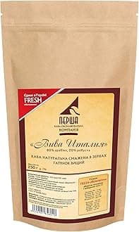 Premium Coffee Beans Blend "Glory of Italy", 80% Arabica 20% Robusta, Fresh Roasted, 8.8 oz (250g)