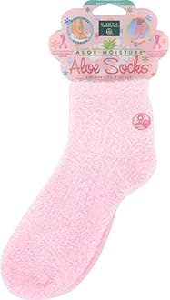 Earth Therapeutics Aloe Socks Pink - 1 Pair