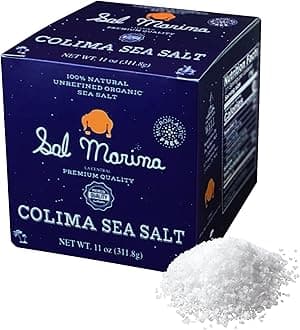 SAL MARINA | Colima Sea Salt | Lagoon of Coyutlán Colima Mexico | Great for Cooking, Baking, Pickling, Finishing and More | Pantry-Friendly | Gluten-Free | (11OZ - 311GR)