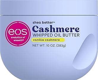 Cashmere Whipped Oil Body Butter, Vanilla Cashmere, 72 Hour Weightless Moisture For Dry Skin, Rich Formula and Deep Hydration, Body Care, 10 oz