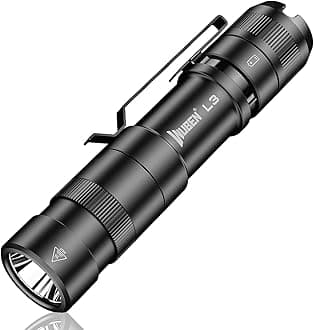 WUBEN L3 Flashlights High Lumens, 3000 Lumen Bright Flashlight Rechargeable, Dual-Way USB C Charging 7 Light Mode, IP68 Handheld Flashlight for Tactical/Outdoor/Dog Walking, Tool Gifts for Men [Energy Class A+++]