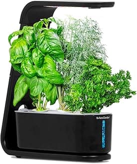 AeroGarden Sprout Indoor Hydroponic Herb Garden - Black (2020 Model)