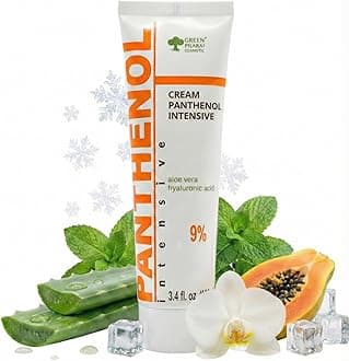 9% Panthenol Barrier Repair Cream - Redness Relief Moisturizer | Post Acne, Laser, Facelift & Burn Care | Soothing Skin with Aloe & Hyaluronic Acid – Tattoo & Irritation Care, 3.4Oz