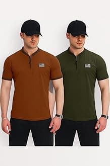 Lymio Polo T Shirt for Men || T Shirt for Man || Collar T Shirt Style Men (Packs Also Available) (Polo-51-54)