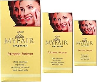 Myfair Fairness Deep Cleanse Dark Dead Cell Removal Face Wash (Pack of 3)