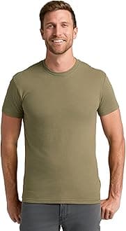 Mens T-Shirts – Short Sleeve Crew Neck T Shirts for Man, Cotton Blend Plain Novelty Men's T-Shirts