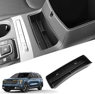 SKTU for 2025 2026 Kia Carnival Accessories Center Console Organizer for 2025 2026 Kia Carnival (LX/LXS/EX/SX/SX Prestige) Front Console Tray Kia Carnival 2025 2026 Accessories Front Console Organizer