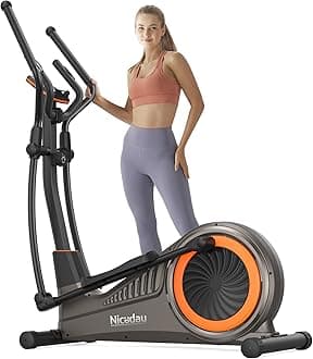 - Elliptical Machine, Elliptical Exercise Machine for Home with Hyper-Quiet Magnetic Driving System, Elliptical Trainer with 15.5IN & 20IN Stride, 16 Resistance Levels, 500LBS Loading Capacity