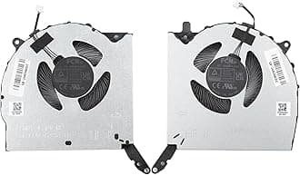 CPU+GPU Cooling Fan for Lenovo Legion Pro 5 16IRX8 82WK PRO 5 16ARX8 82wm R9000P Y9000P 2023 Series DFSCL12E06486Y FQK8 DFSCL12E16486Y FQK9 5H40S20807 5H40S20808 DC12V 1A Fan
