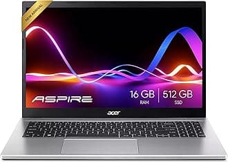 acer Aspire 3 Slim Laptop - 15.6" Full HD IPS 1080P Display - AMD Ryzen 3 7330U Quad-Core Processor - 32GB RAM - 1TB NVMe SSD - Webcam - Wi-Fi 6 - AI PC - Windows 11 Pro - Ethernet Port Hub