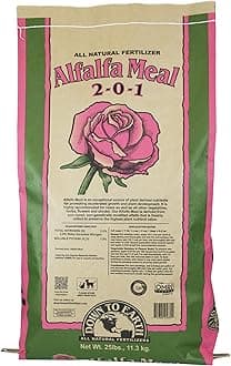 Down To Earth Natural Alfalfa Meal 2.5-0.5-2.5 Fertilizer - 25 pounds.