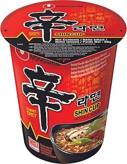 Shin Cup Noodle Soup, 2.4 oz ℮ 68 g