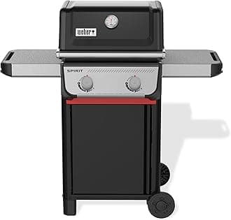 Weber Spirit E-210 Liquid Propane Gas Grill for Outdoor Cooking and BBQ, 2 Bu...