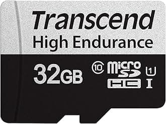 Transcend Japan Transcend High Durability microSD 32GB UHS-I U1 Class 10, Dash Cam, Security Camera, Nintendo Switch Compatible, Includes SD Card Adapter, Data Recovery Software Provided