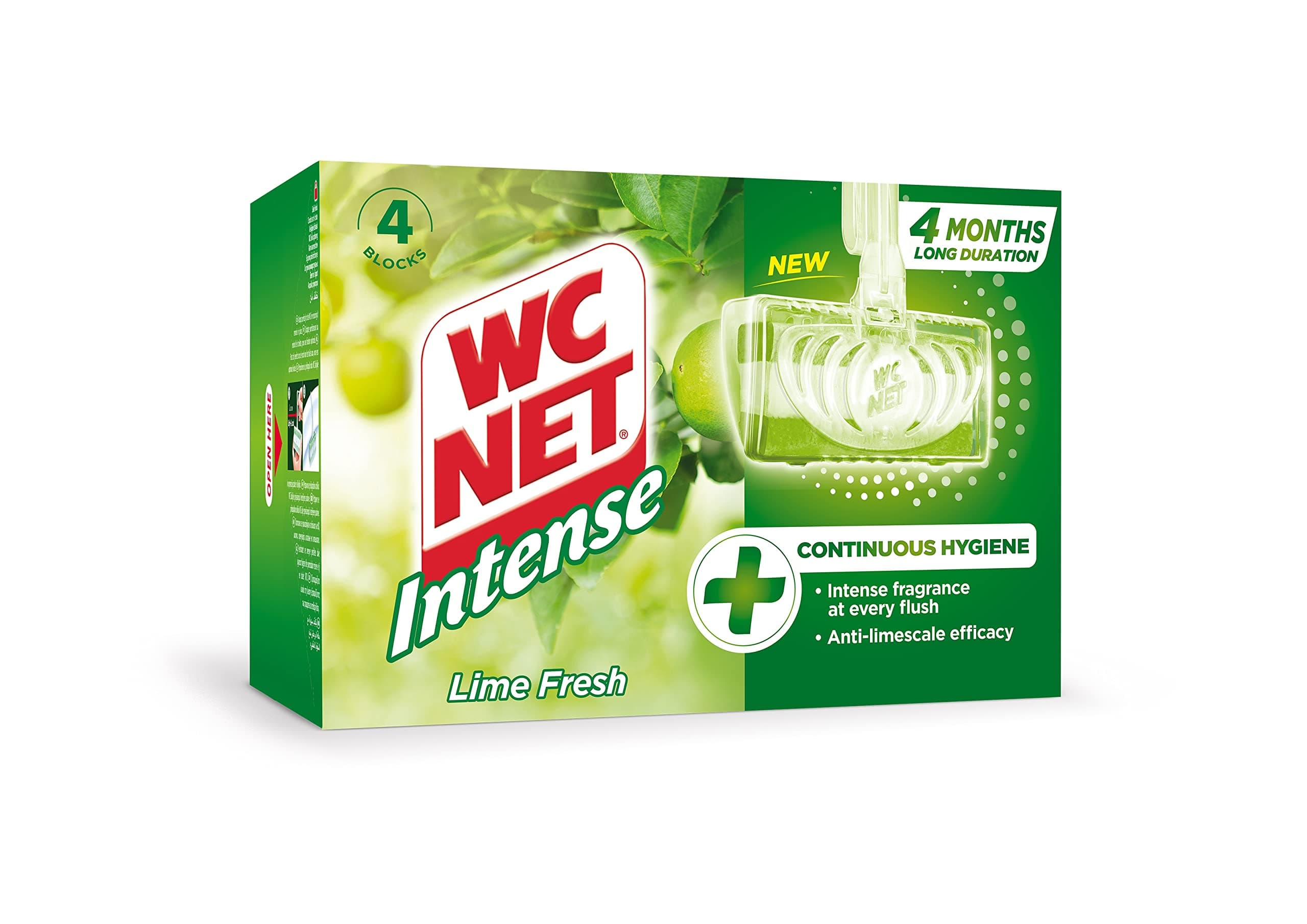 Wc Net Intense Blocks Lime Fresh 4pcs