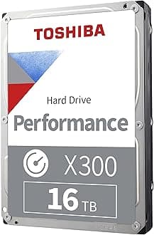 X300 16TB Performance & Gaming 3.5-Inch Internal Hard Drive – CMR SATA 6 GB/s 7200 RPM 512 MB Cache - HDWR51GXZSTA