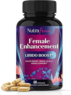 Libido Booster for Women Fast Acting - Female Libido Booster for Hormonal Balance, Mood & Drive - with Maca Root, Ginseng, Tribulus, Gingko & Ashwagandha - 60 Capsules