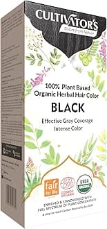 Cultivator's Organic Herbal Hair Colour - Black 100g